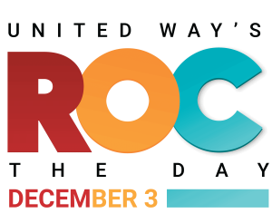 United Way ROC the day logo